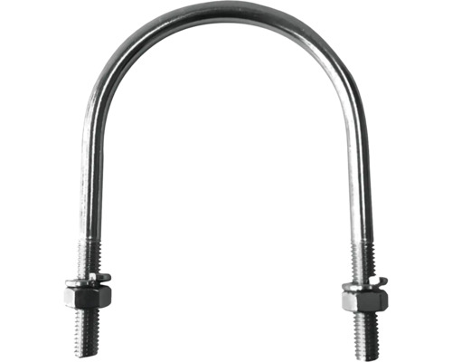 Strmeň okrúhly 1", 2AB1 20 ks U-strmeň so závitom a maticami na upevnenie rúrok