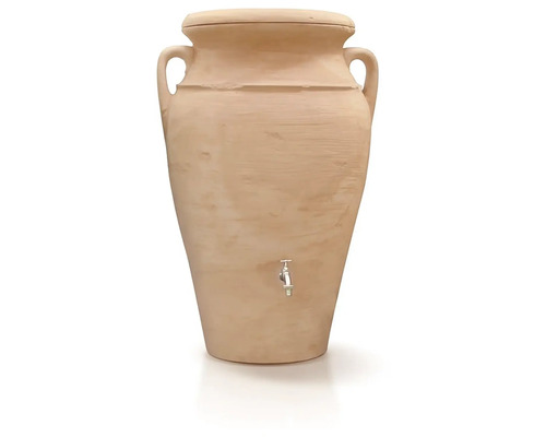 Amfora s vekom a vodovodným kohútikom