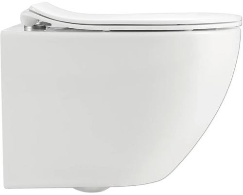 Závesné WC s hlbokým splachovaním a WC sedadlom