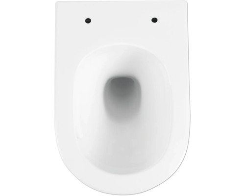 Keramická závesná hlboká splachovacia toaleta