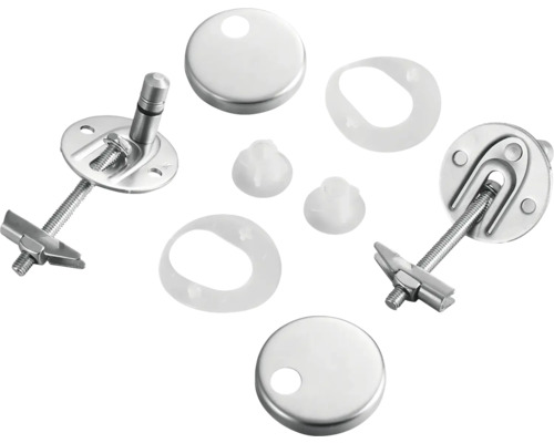 Upevňovacia súprava WC sedadla so skrutkami a kryty