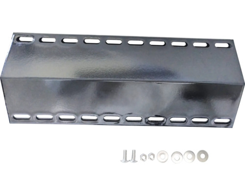 Nerezový horák s upevňovacím materiálom pre grilovacie zariadenia