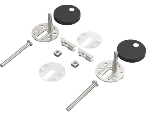 Upevňovacia súprava pre WC sedadlá so skrutkami, maticami a podložkami
