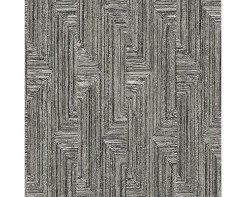Vliesová tapeta SA524017 Santa Fe čierna, šedá 0,53 x 10 m Detailný pohľad na štruktúrovanú tapetu s geometrickým vzorom