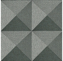 Textilná tapeta s trojrozmerným geometrickým pyramídovým vzorom
