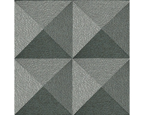 Vliesová tapeta SA524105 Santa Fe čierna, šedá 0,53 x 10 m Textilná tapeta s trojrozmerným geometrickým pyramídovým vzorom