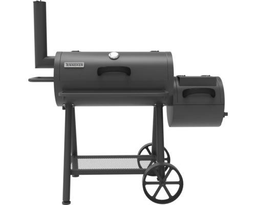 Tenneker gril na drevené uhlie s udiarňou a odkladacou plochou