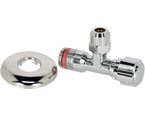 Rohový ventil s ružicou