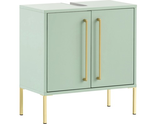 Skrinka pod umývadlo s dvomi dvierkami a nožičkami