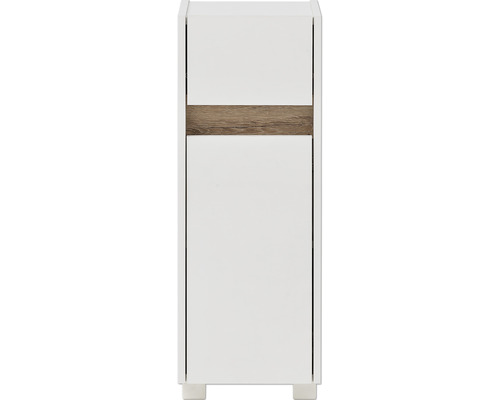 Midi skrinka do kúpeľne Möbelpartner Cosmo biela 30,2 x 84,8 x 33 cm