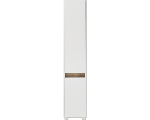 Kúpeľňová skrinka vysoká Möbelpartner Cosmo biela 30,2 x 164,5 x 33 cm