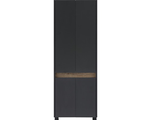 Kúpeľňová skrinka vysoká Möbelpartner Cosmo antracit 56,9 x 164,5 x 33 cm