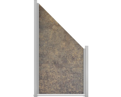 Sprchová stena s bočnou stenou a štruktúrou z minerálneho odliatku