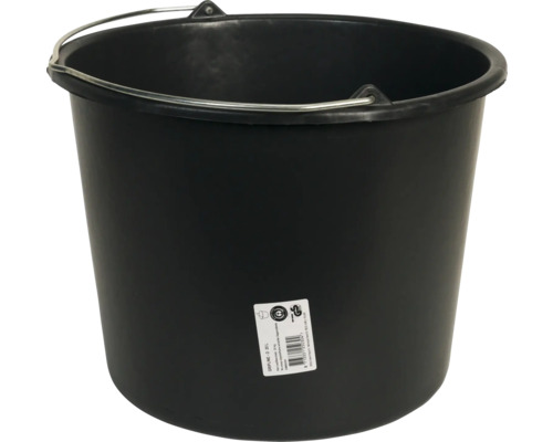 Plastové vedro s kovovou rukoväťou, objem 20 litrov
