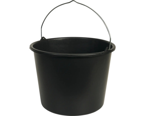 Plastové vedro s kovovou rukoväťou