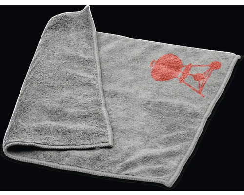 Sivá utierka z mikrovlákna so sieťotlačou