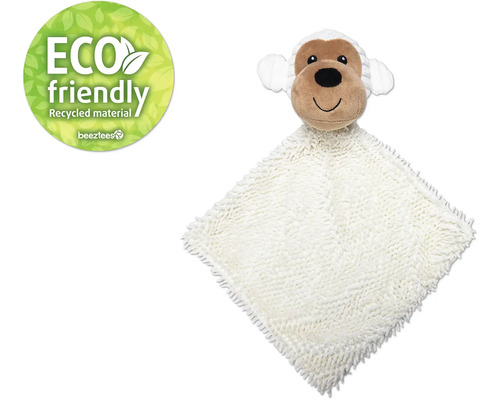 Plyšová hračka s príveskom z recyklovaného materiálu
