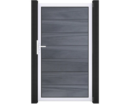 Záhradná bránka s kľučkou a vodorovnými doskami