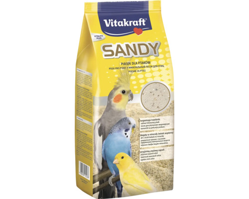Balenie piesku pre vtáky Vitakraft Sandy s obrázkom anduliek