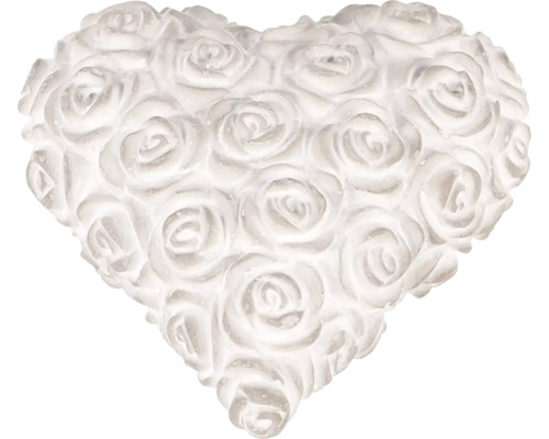 Dekoratívne srdce z ruží do interiéru