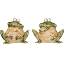 Dve figúrky žiab do záhrady