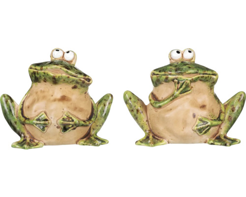 Dve figúrky žiab do záhrady