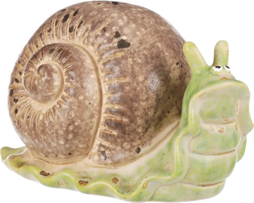 Dekoratívny slimák do záhrady