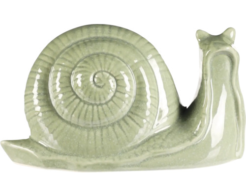 Dekoratívna keramická figúrka slimáka
