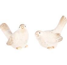 Dve dekoratívne vtáčie figúrky