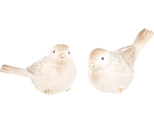 Dve dekoratívne ozdobné figúrky v tvare vtáka