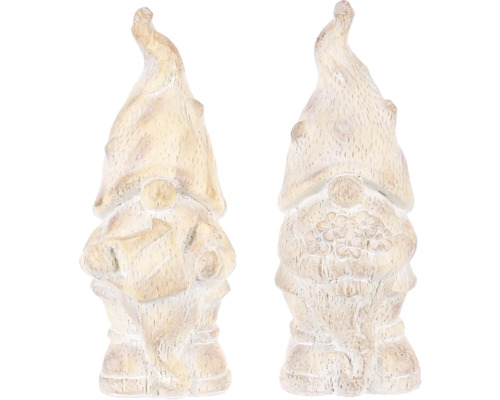Dva záhradní trpaslíci z kameniny