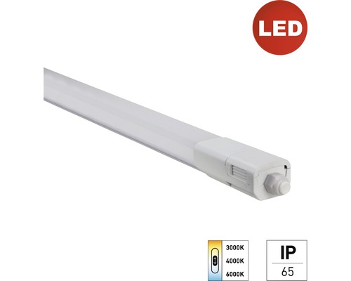 LED pracovné vodotěstné svietidlo E2 IP65 36W 4900lm 4000K biele s nastaviteľnou teplotou farby 3000-4000-6000K