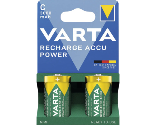 Varta Recharge Accu Power C batéria, 3000 mAh, balenie po dvoch