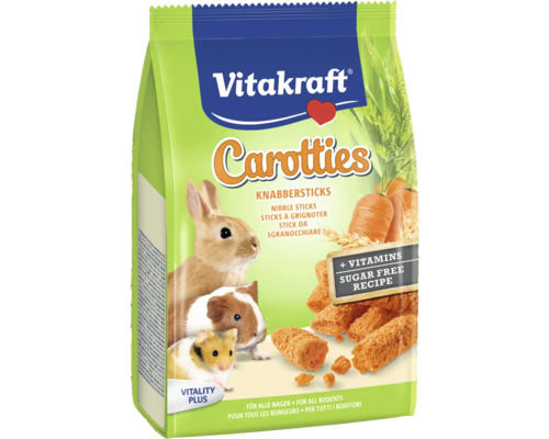 Vitakraft Carotties tyčinky na ohrýzanie pre všetky hlodavce