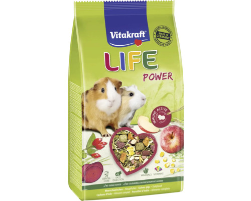 Krmivo pre morčatá Vitakraft Vita Life Power 600 g