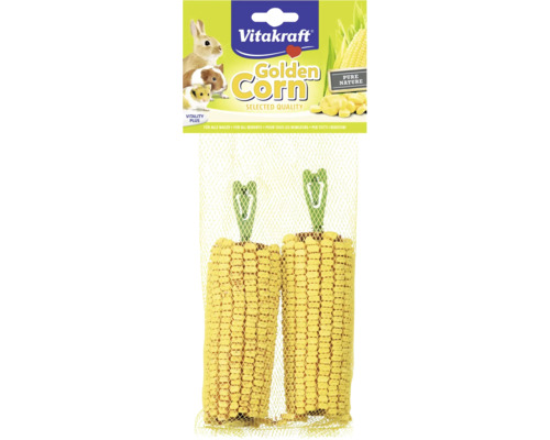 Maškrty pre hlodavce Vitakraft Golden Korn 2 ks 200 g Vitakraft Golden Corn krmivo pre hlodavce v sieti