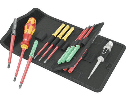 Sada ručného držiaka a meniteľných čepelí Wera VDE KK 16Universal 1 PH, PZ, PZS, Torx, 16 dielov