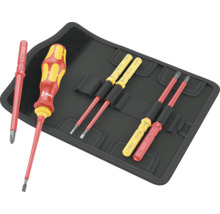 Sada skrutkovačov Wera s viacerými skrutkovačmi v čiernej brašni