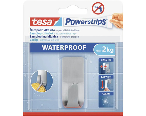 Tesa Powerstrips háčik, vodeodolný, maximálna nosnosť 2 kilogramy
