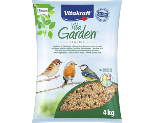 Vitakraft Vita Garden sypké krmivo pre záhradné vtáky, 4 kg