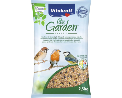 Vitakraft Vita Garden Classic sypké krmivo pre záhradné vtáky, 2,5 kilogramové balenie