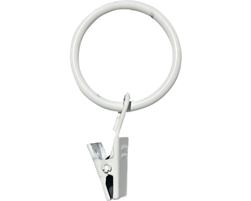 Krúžok na záves so sponou na upevnenie záclon