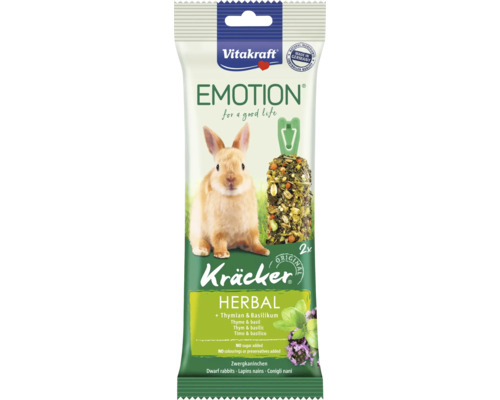 Vitakraft Emotion Kräcker Herbal pre zakrpatené králiky
