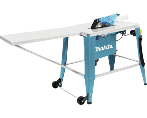Stolová okružná píla Makita s predĺžením stola a kolieskami