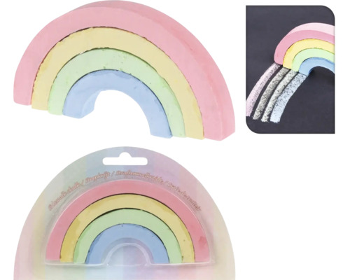 Sada dúhovej kriedy na chodník