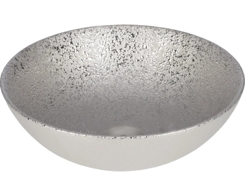 Umývadlo na dosku Differnz Bright sanitárna keramika strieborná 36 cm 38.009.30 Keramické umývadlo na dosku, strieborné