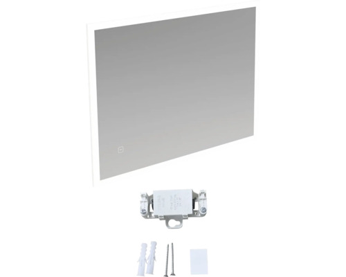 LED zrkadlo s upevňovacím materiálom