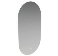 Oválne zrkadlo do kúpeľne s dotykovou funkciou