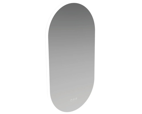 Oválne zrkadlo do kúpeľne s dotykovou funkciou