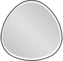 Trojuholníkové zrkadlo do kúpeľne s rámom